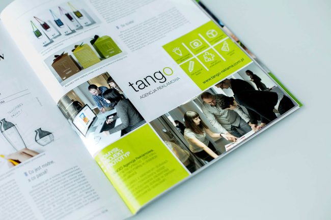 Agencja brandingowa Tango w magazynie „Packaging”